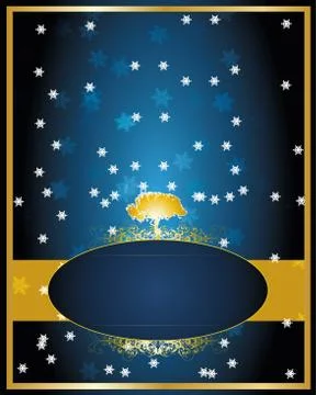 Winter background Stock Illustration