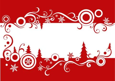 Winter background Stock Illustration