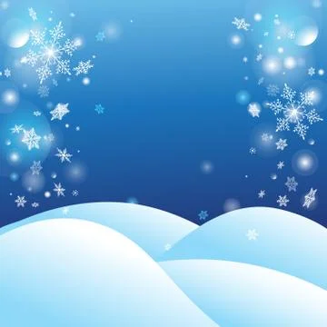 Winter background Stock Illustration