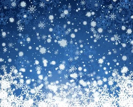 Winter Background Stock Illustration