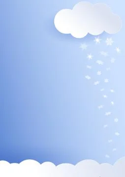 Winter background Stock Illustration