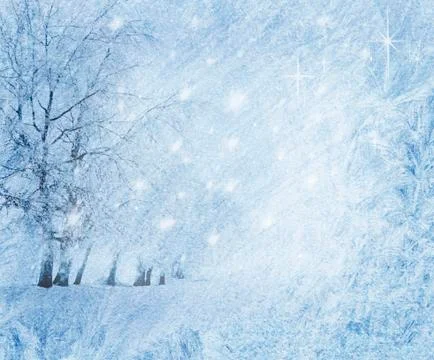 Winter background Stock Photos