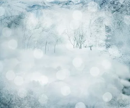 Winter background Stock Photos