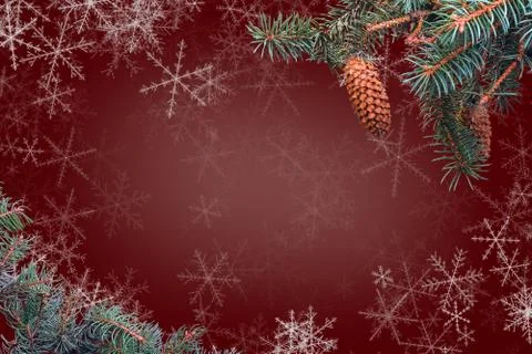 Winter background Stock Photos