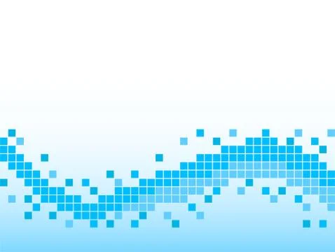 Winter background with pixels 库存插图