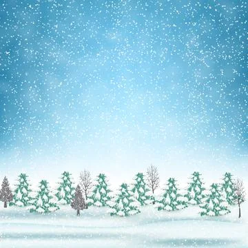 Winter background with presents. Vector. Stock-Illustration