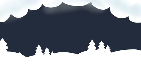 Winter background screensaver animation intro for video 4 k winter Video stock 143648942
