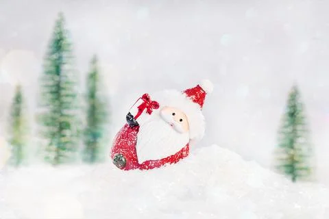 Winter background. Selective focus.Christmas composition.Christmas, winter, new Foto stock
