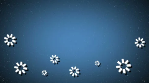 Winter background with shape snowflakes. Video stock 66464069