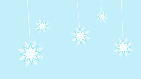 Winter Background, snow hanging by a thread. animated video 库存影片 329155955