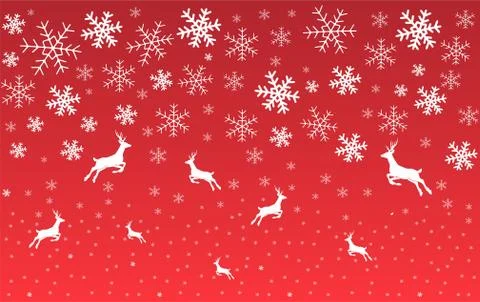 Winter background with snowflake. Green holiday banner Stock Illustration