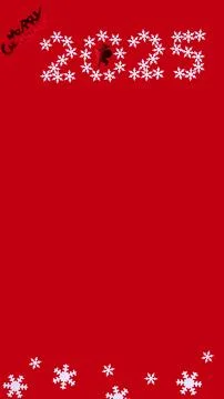 Winter background with snowflakes Stock Illustration