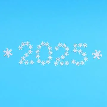 Winter background with snowflakes Stock Illustration