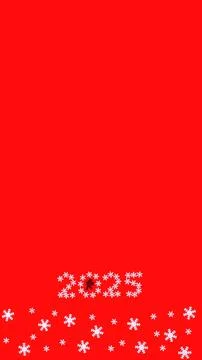 Winter background with snowflakes Stock Illustration