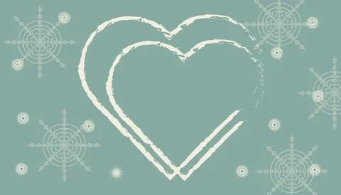 Winter background for a web advertising banner Stock Illustration
