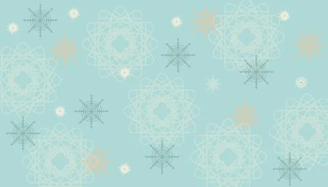 Winter background for web advertising is blue Illustrazione stock