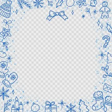 Winter background winter set Stock Illustration