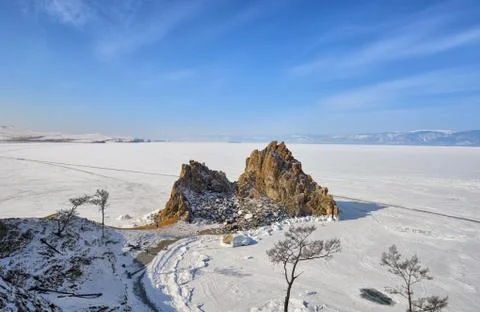 Winter Baikal Stock Photos