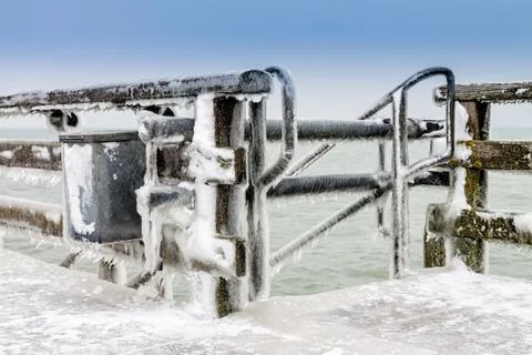 Winter on the baltic sea Stock Photos