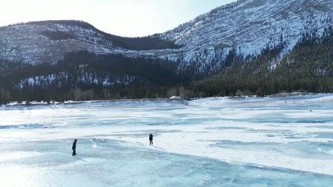 Winter in Banff Canada 3 스톡 동영상 332071704