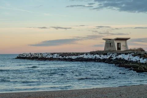 Winter Beach Stock Photos