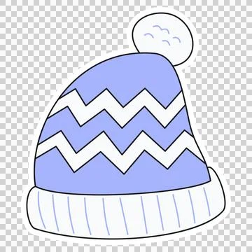 Winter beanie hat Stock Illustration
