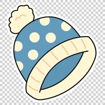 Winter beanie hat Stock Illustration