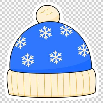Winter beanie hat Stock Illustration