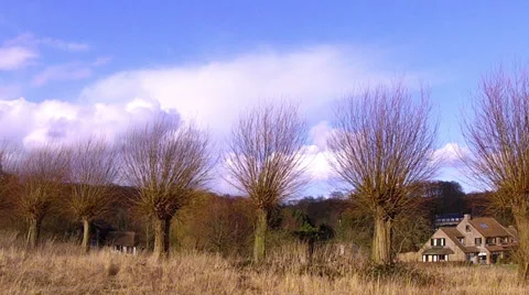 Winter in the Belgian countryside. Stock Footage 35497574
