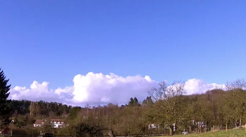 Winter in the Belgian countryside. Lapse time. Stock Footage 35511981