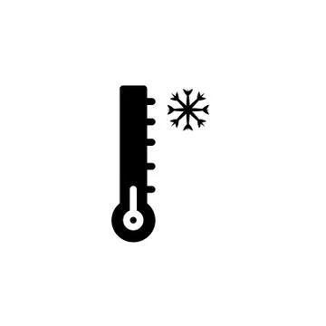 Winter black Stock Illustration