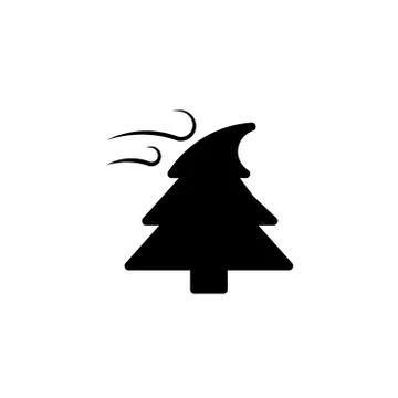 Winter black Stock Illustration