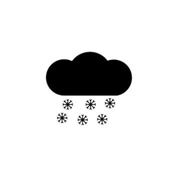 Winter black Stock Illustration