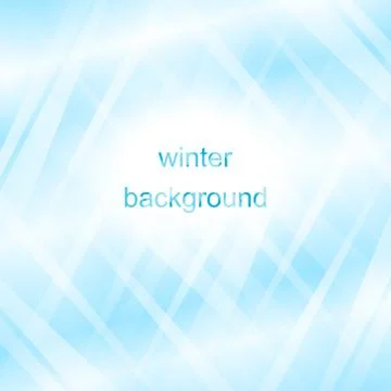 Winter blue background Stock Illustration