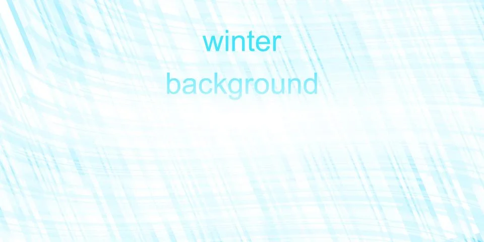 Winter blue background Stock Illustration