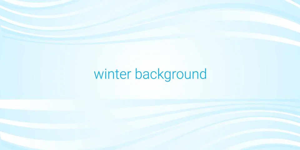 Winter blue background Stock Illustration