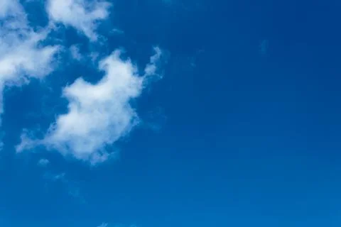 Winter blue sky. Stock Photos