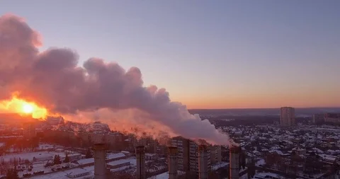 Winter boiler pipes Video stock 99170654