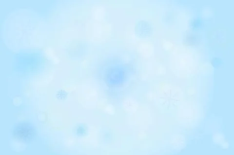 Winter bokeh abstract light background with snowflakes. Illustrazione stock