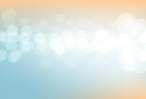Winter bokeh background festive light Stock Illustration