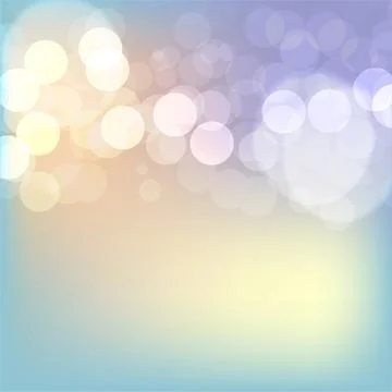 Winter bokeh background festive light Stock Illustration