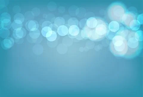 Winter bokeh background festive light Stock Illustration