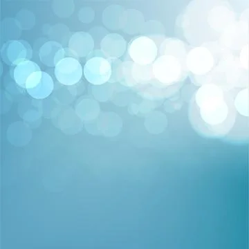 Winter bokeh background festive light Stock Illustration