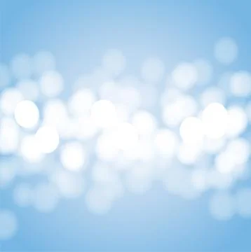 Winter bokeh background festive light Stock Illustration