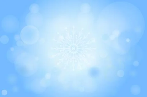 Winter bokeh. Stock Illustration