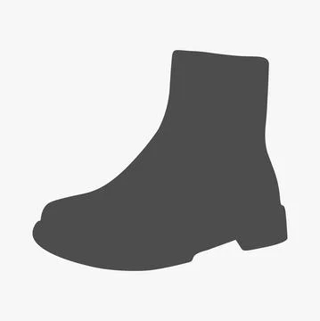 Winter boot icon template vector. Stock Illustration