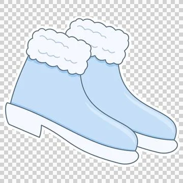 Winter boots Stock Illustration
