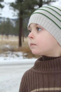 Winter boy Foto stock
