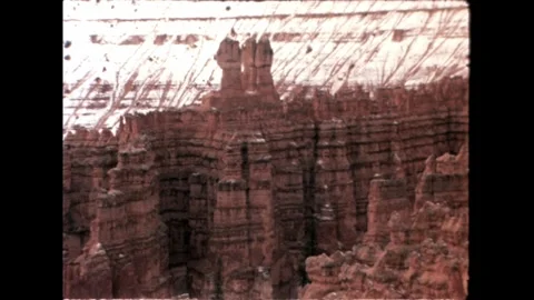 Winter in Bryce Canyon Video stock 276291761