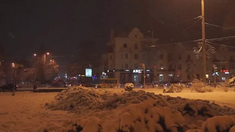 Winter came to town 스톡 동영상 70240040